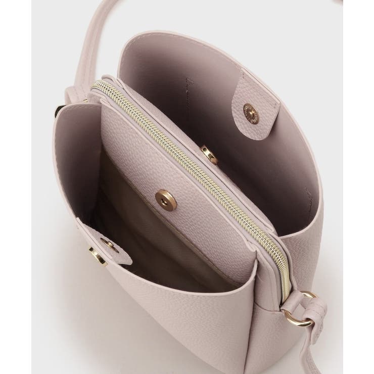 シュリンク合皮3層ミニショルダーバッグ【軽量／長さ調整可能】 | OPAQUE.CLIP | 詳細画像26 