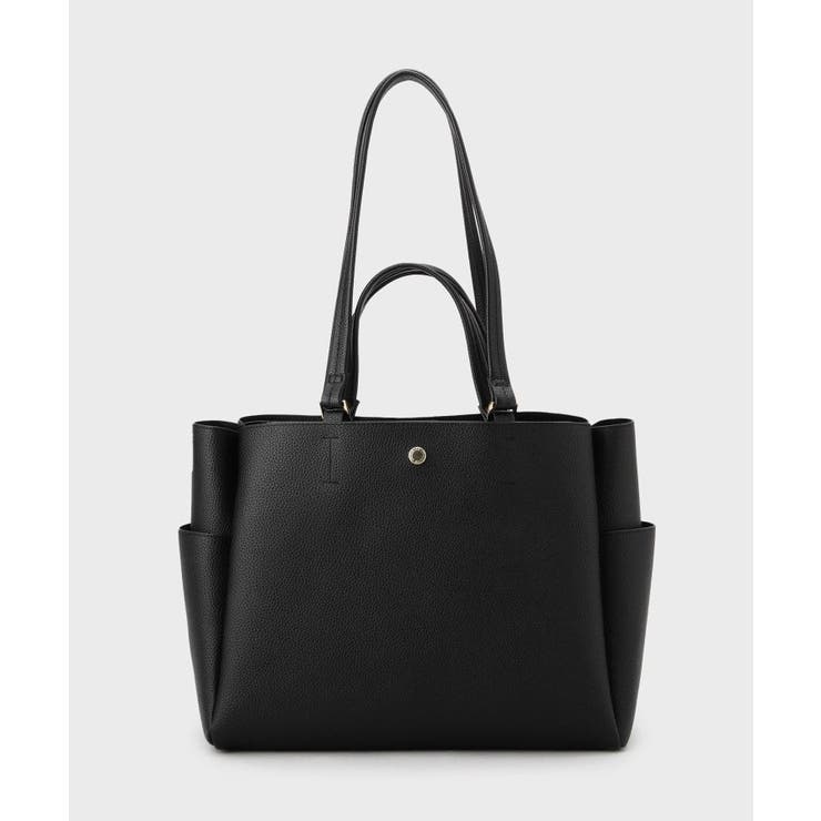 シュリンク合皮大容量トートバッグ【人間工学／軽量／A4サイズ対応／2WAY】 | OPAQUE.CLIP | 詳細画像7 