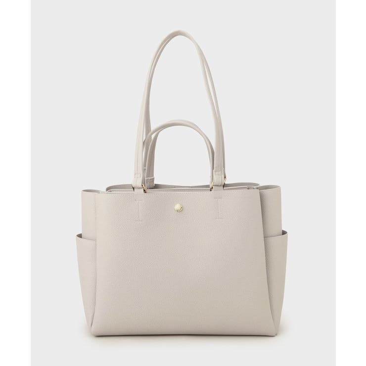 シュリンク合皮大容量トートバッグ【人間工学／軽量／A4サイズ対応／2WAY】 | OPAQUE.CLIP | 詳細画像9 