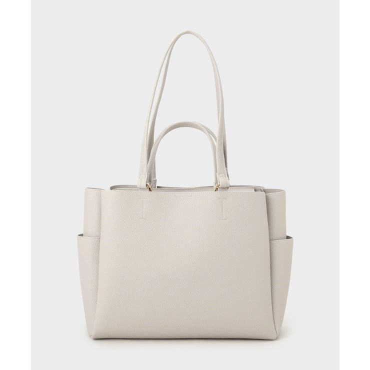 シュリンク合皮大容量トートバッグ【人間工学／軽量／A4サイズ対応／2WAY】 | OPAQUE.CLIP | 詳細画像11 