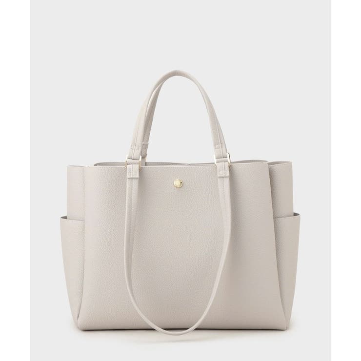 シュリンク合皮大容量トートバッグ【人間工学／軽量／A4サイズ対応／2WAY】 | OPAQUE.CLIP | 詳細画像12 