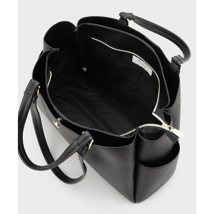 シュリンク合皮大容量トートバッグ【人間工学／軽量／A4サイズ対応／2WAY】 | OPAQUE.CLIP | 詳細画像15 