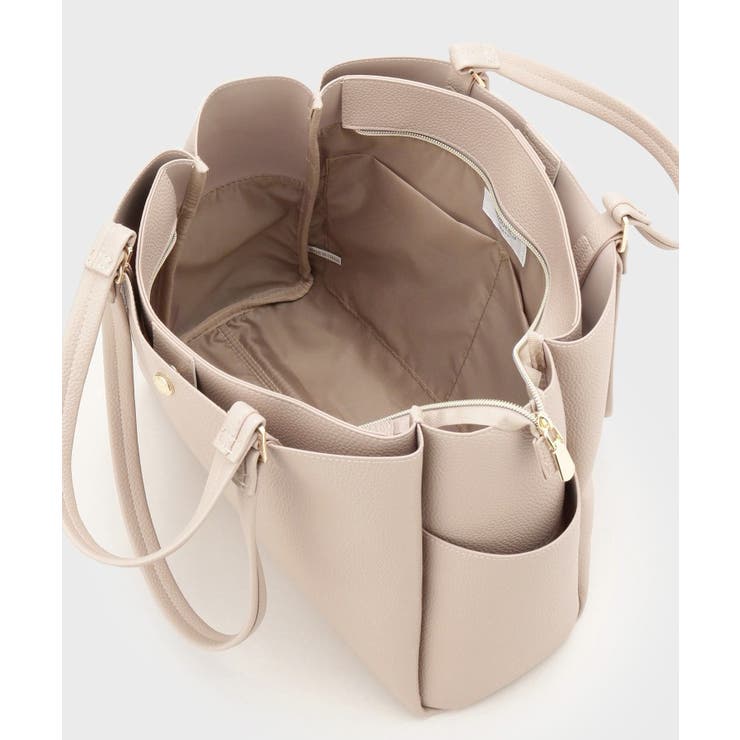 シュリンク合皮大容量トートバッグ【人間工学／軽量／A4サイズ対応／2WAY】 | OPAQUE.CLIP | 詳細画像16 