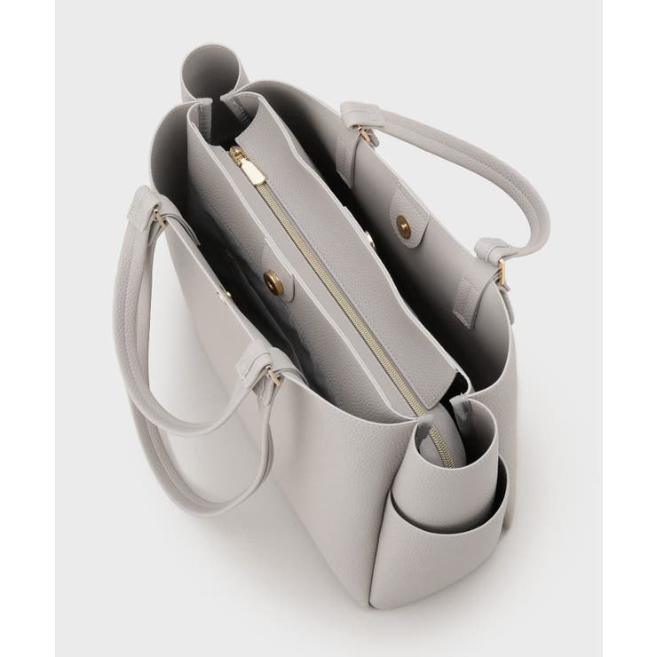 シュリンク合皮大容量トートバッグ【人間工学／軽量／A4サイズ対応／2WAY】 | OPAQUE.CLIP | 詳細画像18 