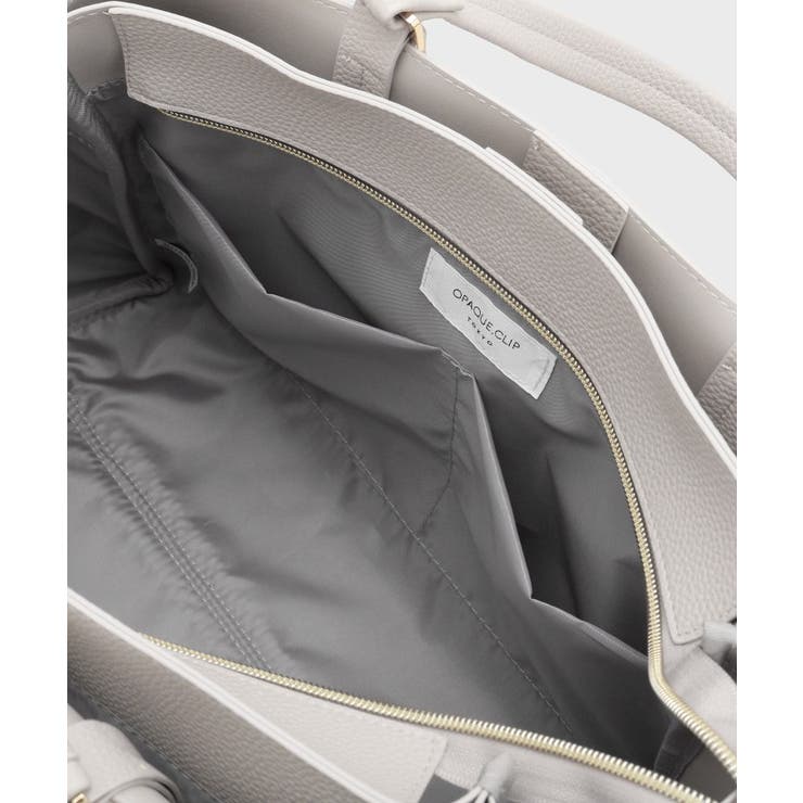 シュリンク合皮大容量トートバッグ【人間工学／軽量／A4サイズ対応／2WAY】 | OPAQUE.CLIP | 詳細画像19 