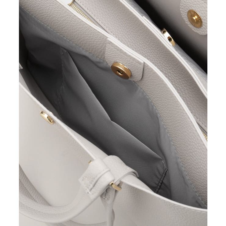 シュリンク合皮大容量トートバッグ【人間工学／軽量／A4サイズ対応／2WAY】 | OPAQUE.CLIP | 詳細画像20 