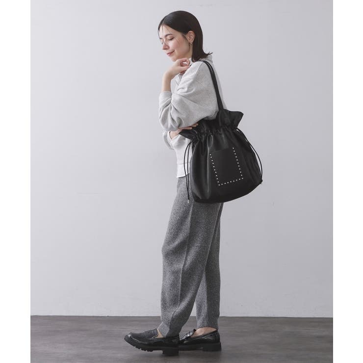 素材アソートドロストデザイン巾着トートバッグ【A4サイズ対応】 | OPAQUE.CLIP | 詳細画像4 