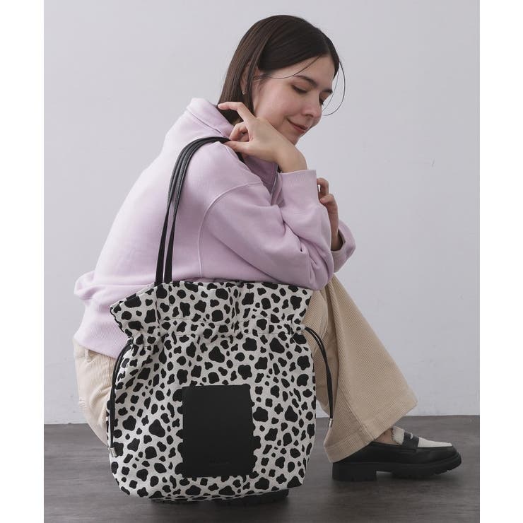 素材アソートドロストデザイン巾着トートバッグ【A4サイズ対応】 | OPAQUE.CLIP | 詳細画像5 