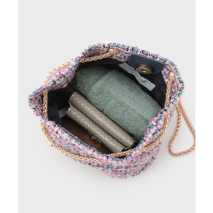 【2WAY】ツイードコンビミニショルダー | OPAQUE.CLIP | 詳細画像12 