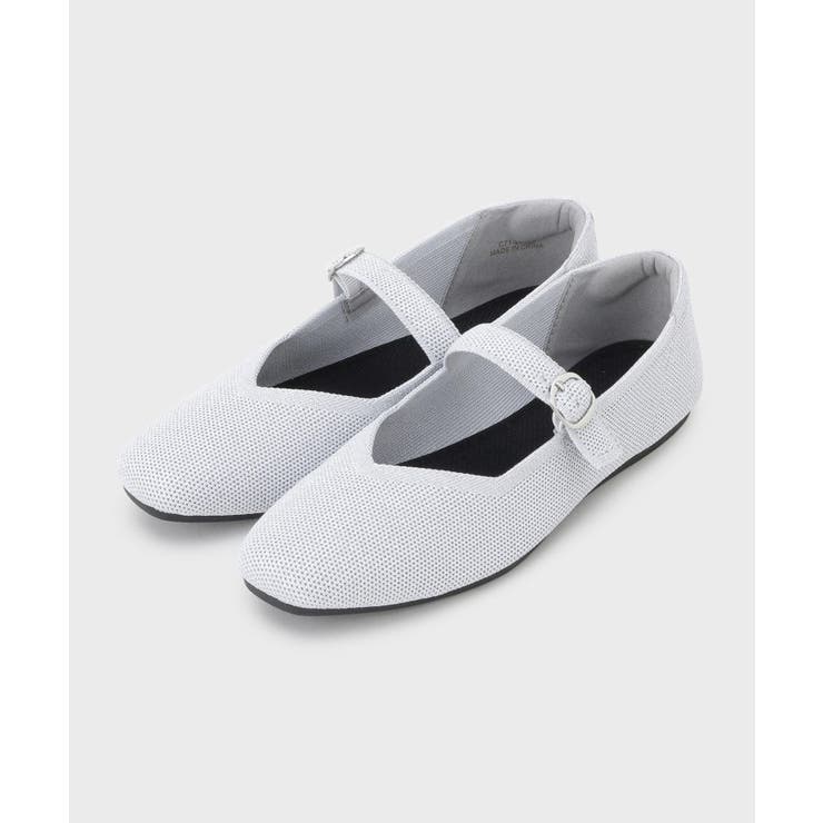 【抗菌防臭／軽量／ウォッシャブル】スクエアトゥニットメリージェーン | OPAQUE.CLIP | 詳細画像2 