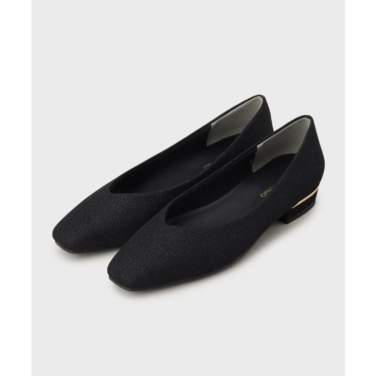 メタルパーツVフラットパンプス【抗菌防臭加工／生活防水】 | OPAQUE.CLIP | 詳細画像2 