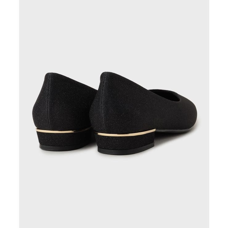 メタルパーツVフラットパンプス【抗菌防臭加工／生活防水】 | OPAQUE.CLIP | 詳細画像4 