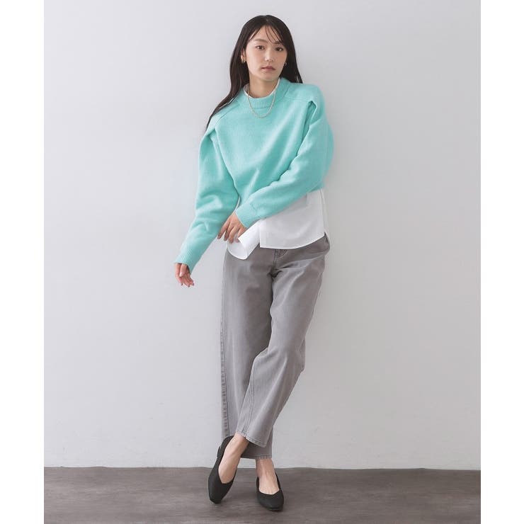 メタルパーツVフラットパンプス【抗菌防臭加工／生活防水】 | OPAQUE.CLIP | 詳細画像7 