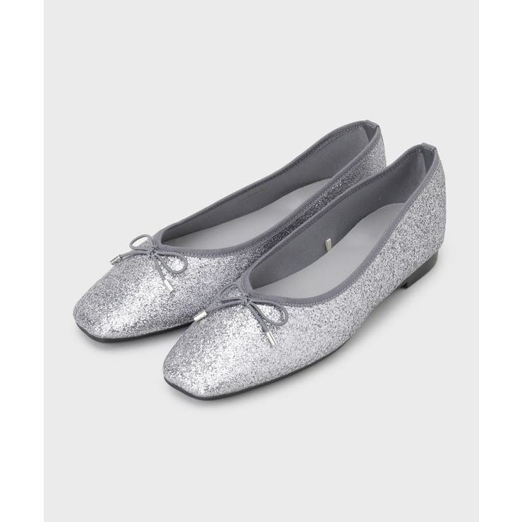 ブラックシルバー(209) | 新色追加！【定番】名品フラットバレエシューズ | OPAQUE.CLIP