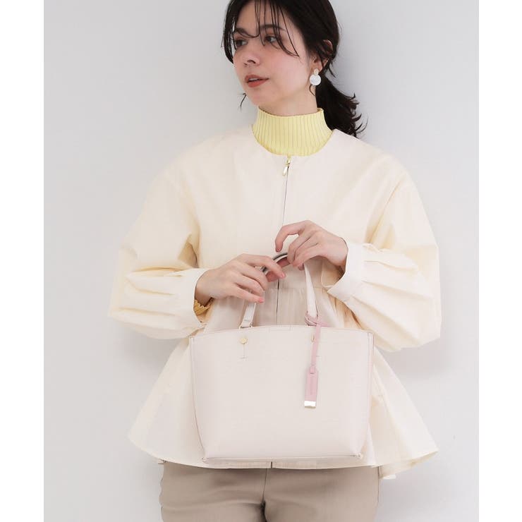 名品バイカラーミドルトート | OPAQUE.CLIP | 詳細画像2 