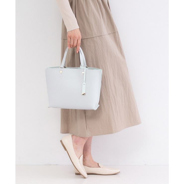 名品バイカラーミドルトート | OPAQUE.CLIP | 詳細画像4 