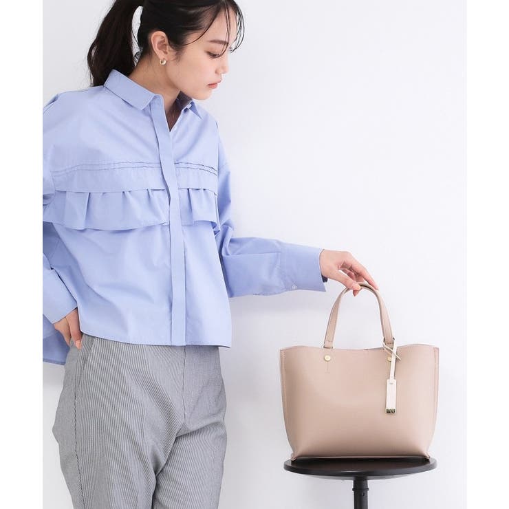 名品バイカラーミドルトート | OPAQUE.CLIP | 詳細画像8 