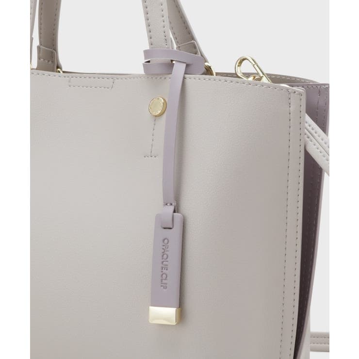 名品バイカラーミドルトート | OPAQUE.CLIP | 詳細画像27 