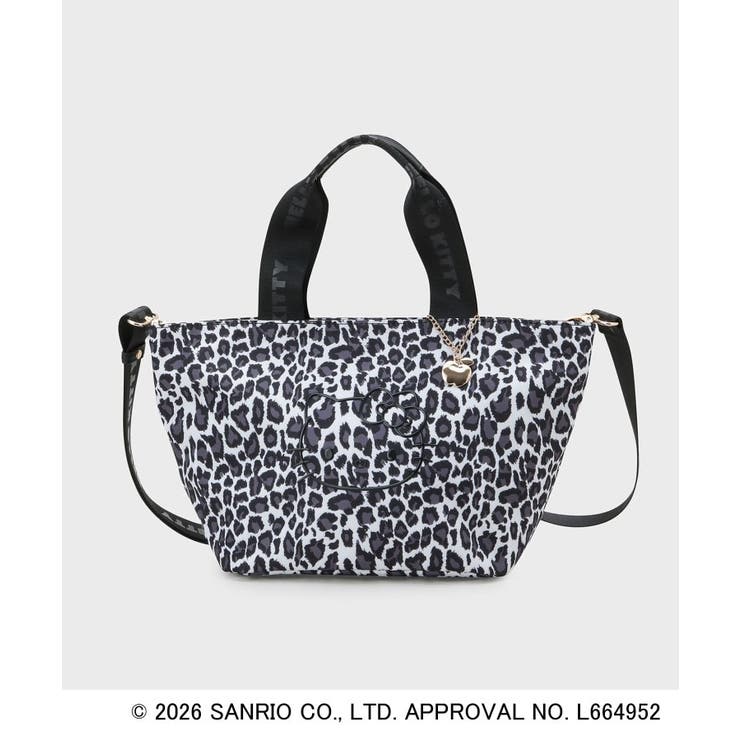 グレー(812) | ◆【ハローキティ】2WAY立体フェイスプリントミドルバッグ | OPAQUE.CLIP