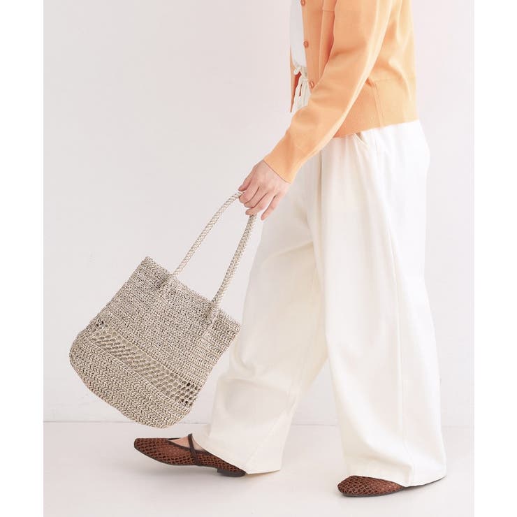 カギ針ラメデザインミドルバッグ | OPAQUE.CLIP | 詳細画像3 