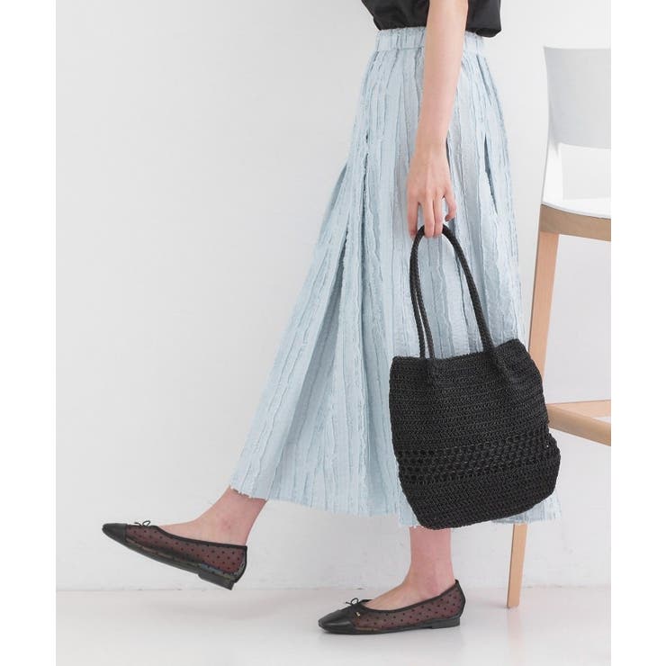 カギ針ラメデザインミドルバッグ | OPAQUE.CLIP | 詳細画像5 