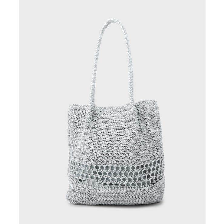 カギ針ラメデザインミドルバッグ | OPAQUE.CLIP | 詳細画像7 