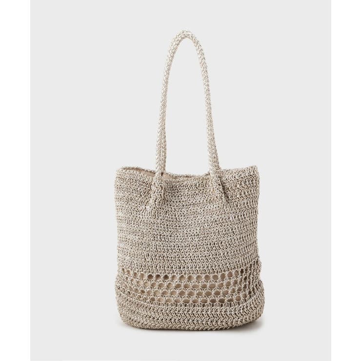 カギ針ラメデザインミドルバッグ | OPAQUE.CLIP | 詳細画像8 