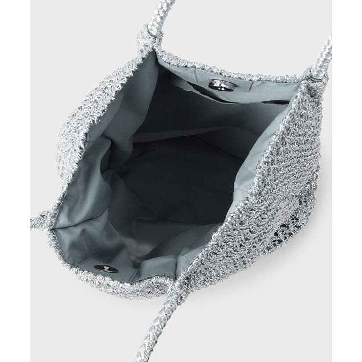 カギ針ラメデザインミドルバッグ | OPAQUE.CLIP | 詳細画像13 