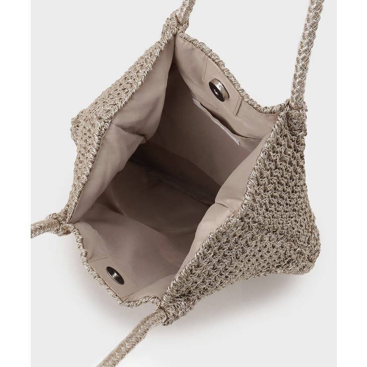 カギ針ラメデザインミドルバッグ | OPAQUE.CLIP | 詳細画像14 