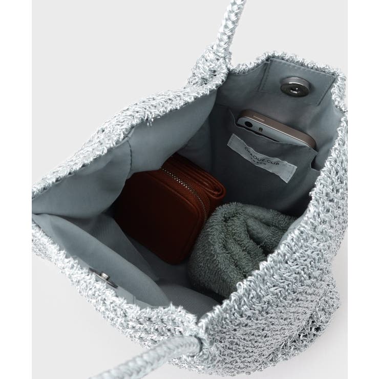 カギ針ラメデザインミドルバッグ | OPAQUE.CLIP | 詳細画像16 