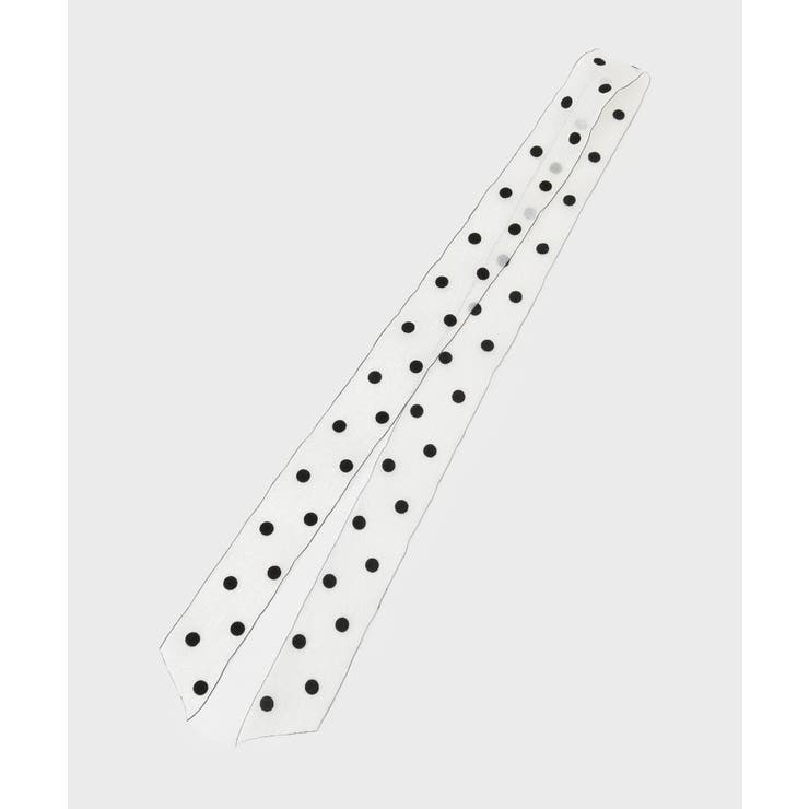 シアーレースドットスカーフ | OPAQUE.CLIP | 詳細画像2 