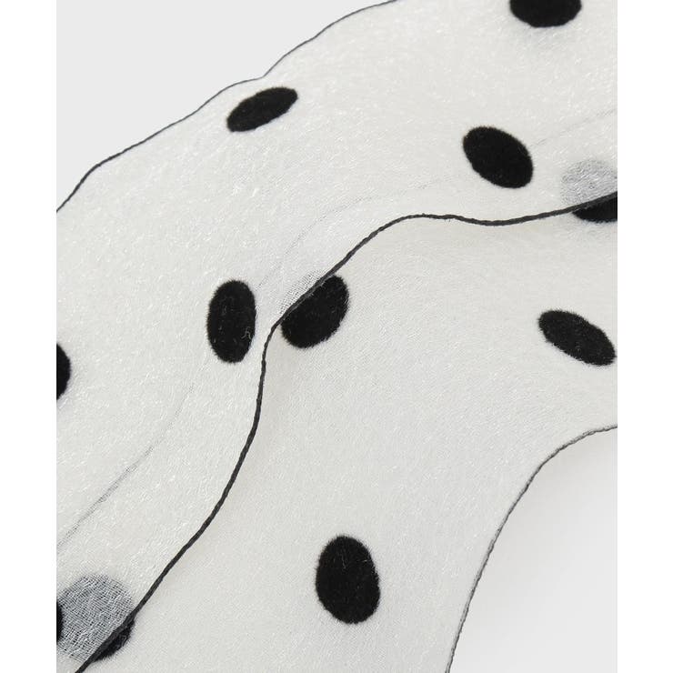 シアーレースドットスカーフ | OPAQUE.CLIP | 詳細画像3 