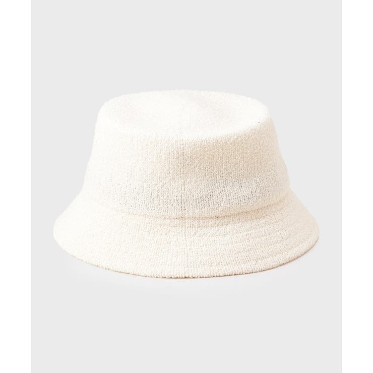 刺繍入りパイル調バケットハット | OPAQUE.CLIP | 詳細画像2 