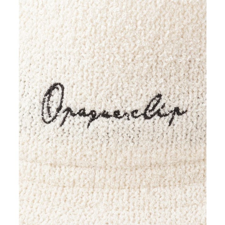 刺繍入りパイル調バケットハット | OPAQUE.CLIP | 詳細画像6 