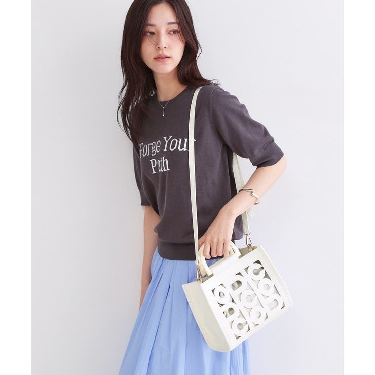 2WAYパンチングショルダートート | OPAQUE.CLIP | 詳細画像2 