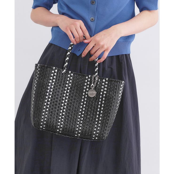 ブラック(019) | バイカラーミドルメルカドバッグ | OPAQUE.CLIP