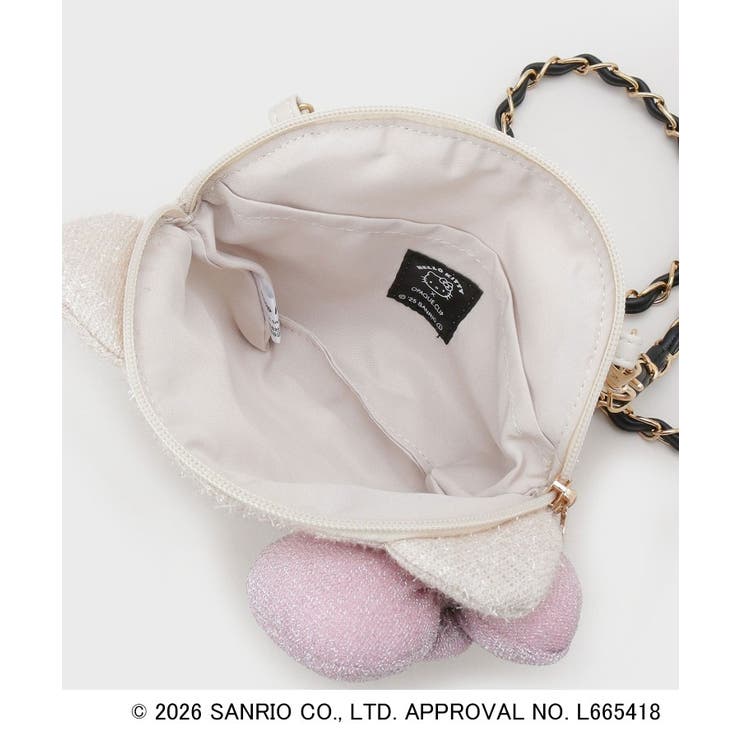 ◆【ハローキティ】フェイス型2WAYキラふわミニショルダーバッグ | OPAQUE.CLIP | 詳細画像5 