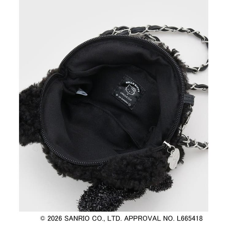 ◆【ハローキティ】フェイス型2WAYキラふわミニショルダーバッグ | OPAQUE.CLIP | 詳細画像6 