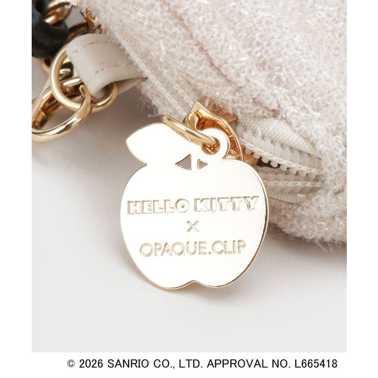 ◆【ハローキティ】フェイス型2WAYキラふわミニショルダーバッグ | OPAQUE.CLIP | 詳細画像9 