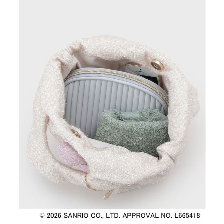 ◆【ハローキティ】キラふわマルシェバッグ | OPAQUE.CLIP | 詳細画像11 
