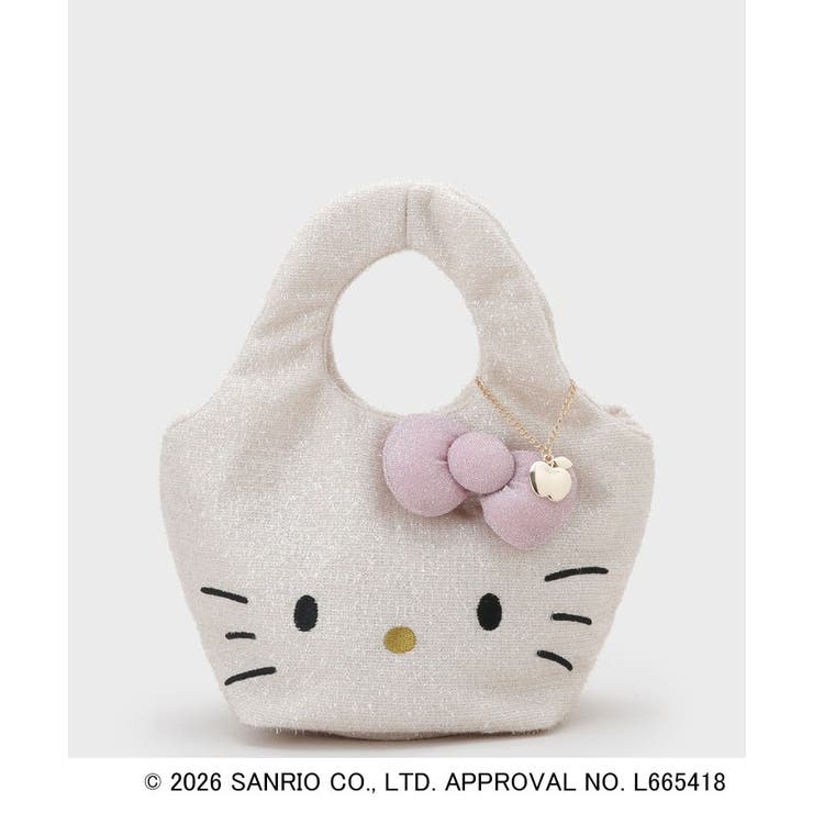 ベージュ(052) | ◆【ハローキティ】キラふわマルシェバッグ | OPAQUE.CLIP