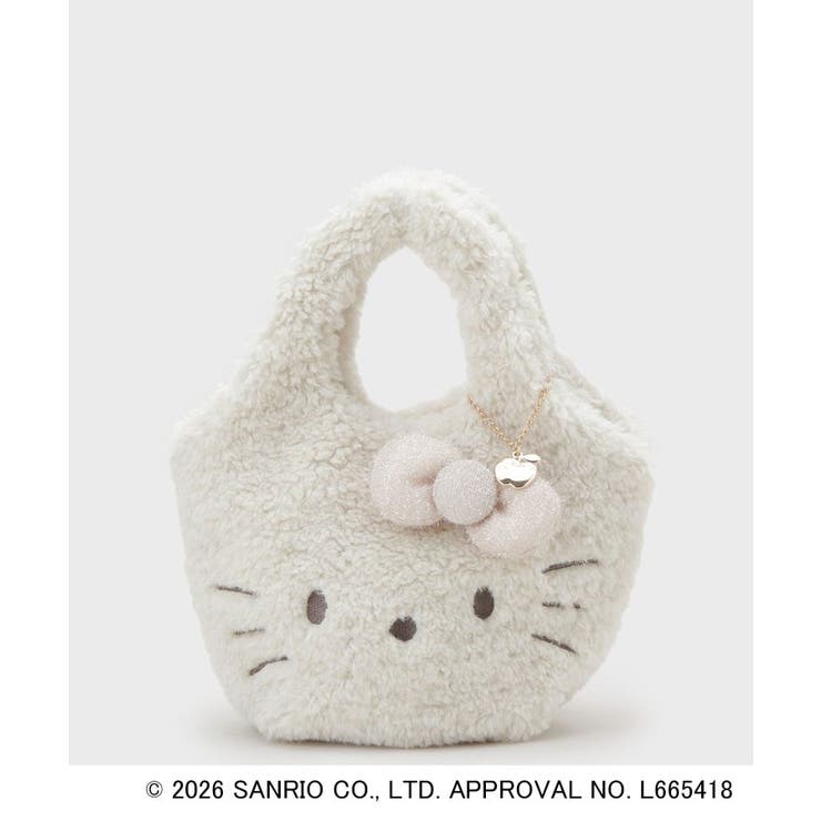 アイボリー(104) | ◆【ハローキティ】キラふわマルシェバッグ | OPAQUE.CLIP