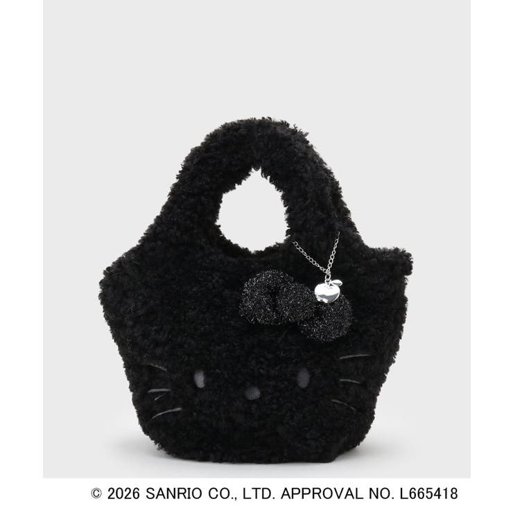 ブラック(819) | ◆【ハローキティ】キラふわマルシェバッグ | OPAQUE.CLIP