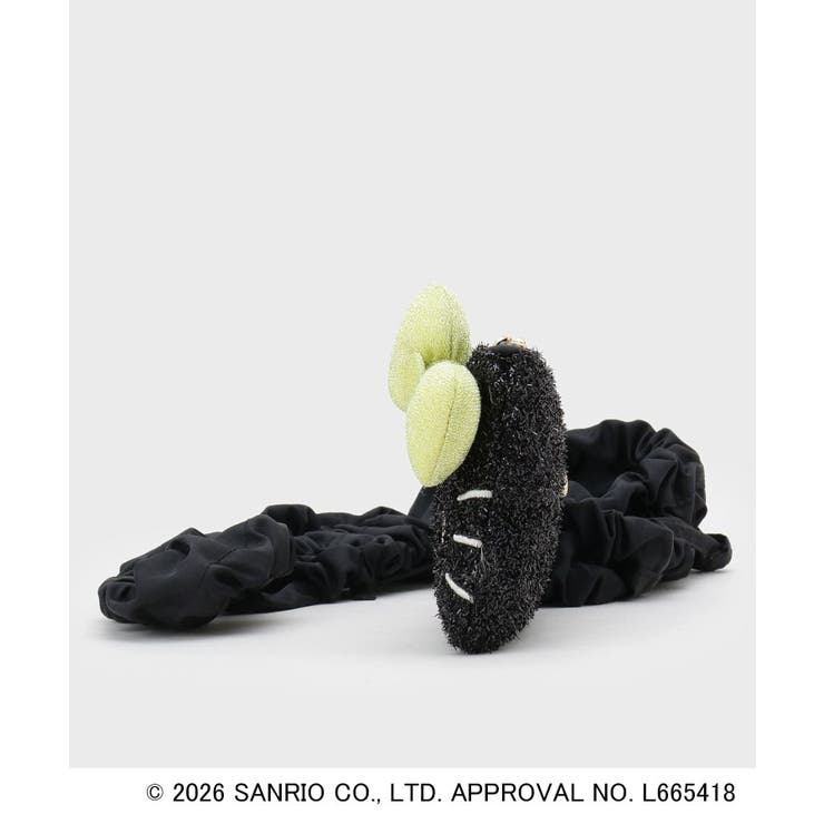 ◆【ハローキティ】フェイス型2WAYキラキラフラットポーチ | OPAQUE.CLIP | 詳細画像3 