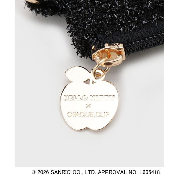 ◆【ハローキティ】フェイス型2WAYキラキラフラットポーチ | OPAQUE.CLIP | 詳細画像7 