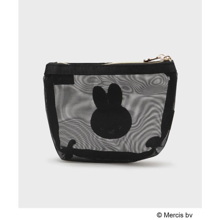 ◆【miffy】さがら刺繍チュールメッシュポーチ | OPAQUE.CLIP | 詳細画像4 