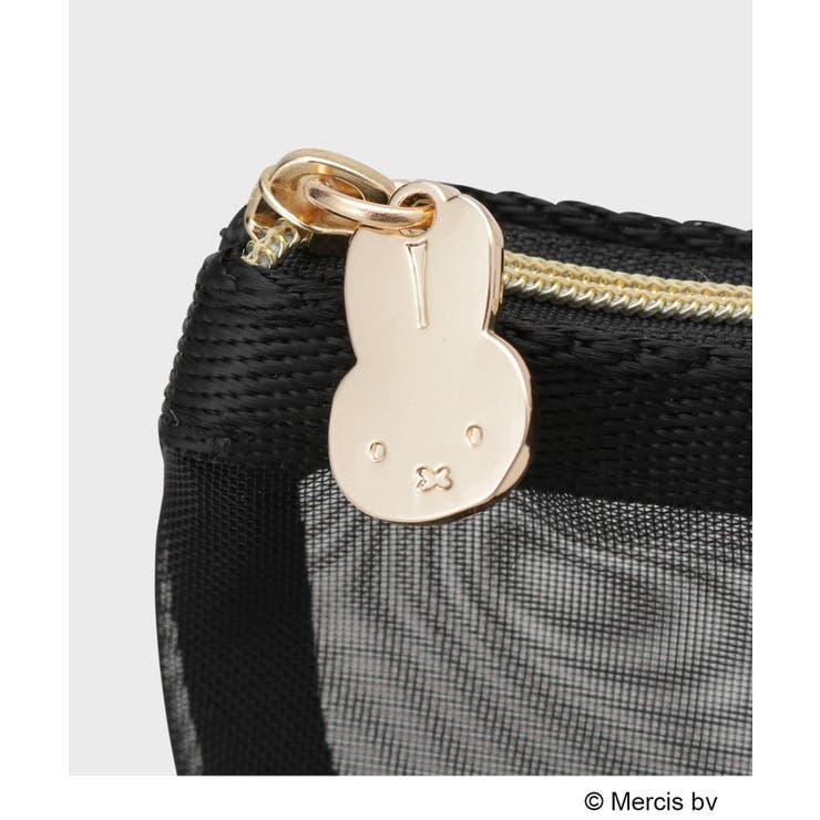 ◆【miffy】さがら刺繍チュールメッシュポーチ | OPAQUE.CLIP | 詳細画像6 