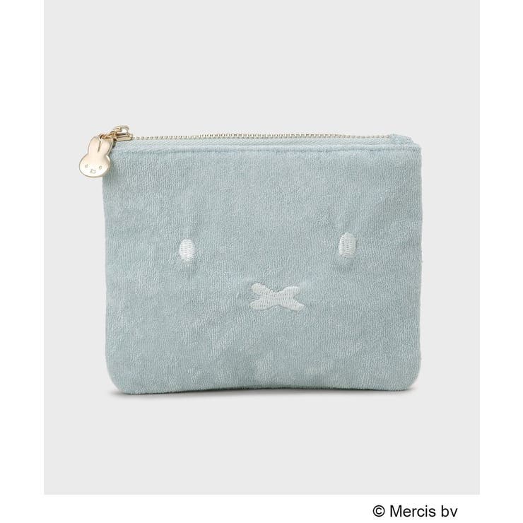 サックスブルー(090) | ◆【miffy】パイルティッシュポーチ | OPAQUE.CLIP
