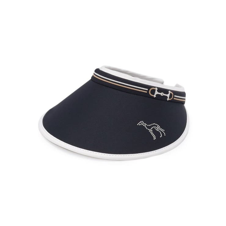 ネイビー(094) | ビット柄クリップバイザー | adabat