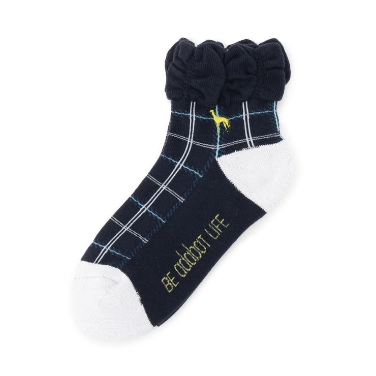 ネイビー(094) | チェックショートフレンチ | adabat